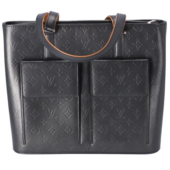 Louis Vuitton Mat Wilwood Handbag Monogram Vernis Black - Picture 1 of 9